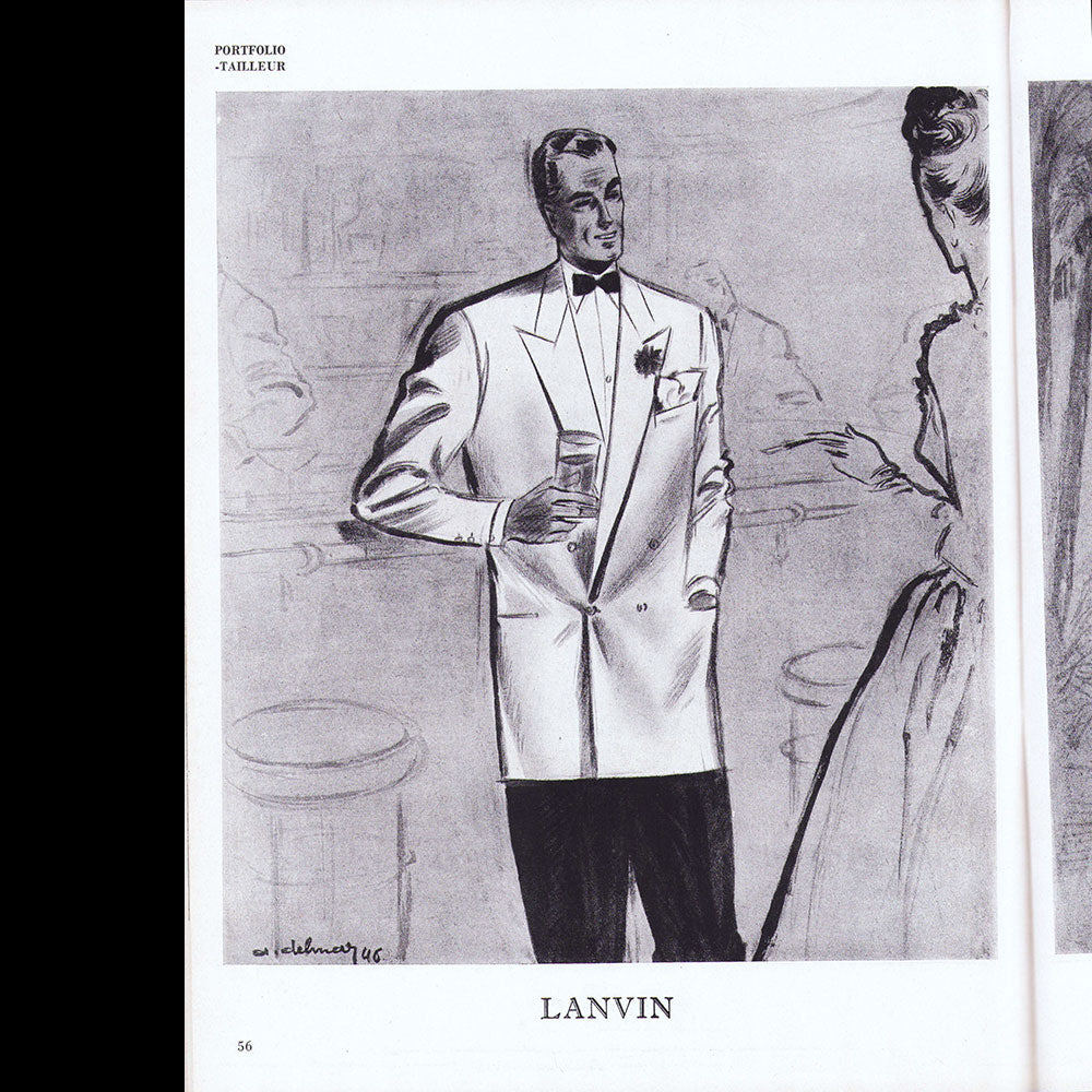 Adam, la revue de l'homme (juin-juillet-août 1946), couverture de Pierre Mourgue