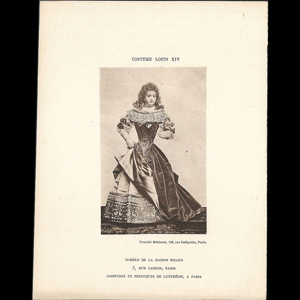 Costumes anciens exécutés par les grands couturiers de Paris (1895)