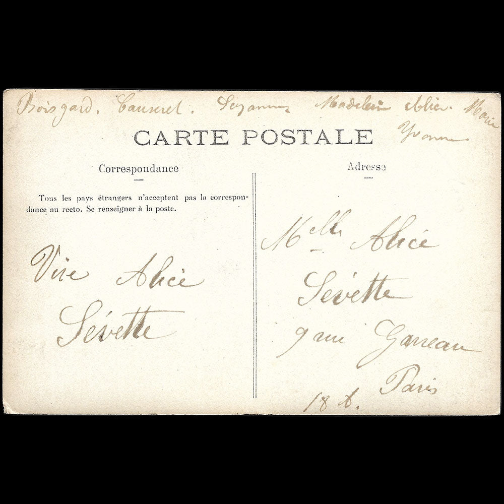 Beer - Employés de la maison de couture, place Vendôme à Paris (1909)