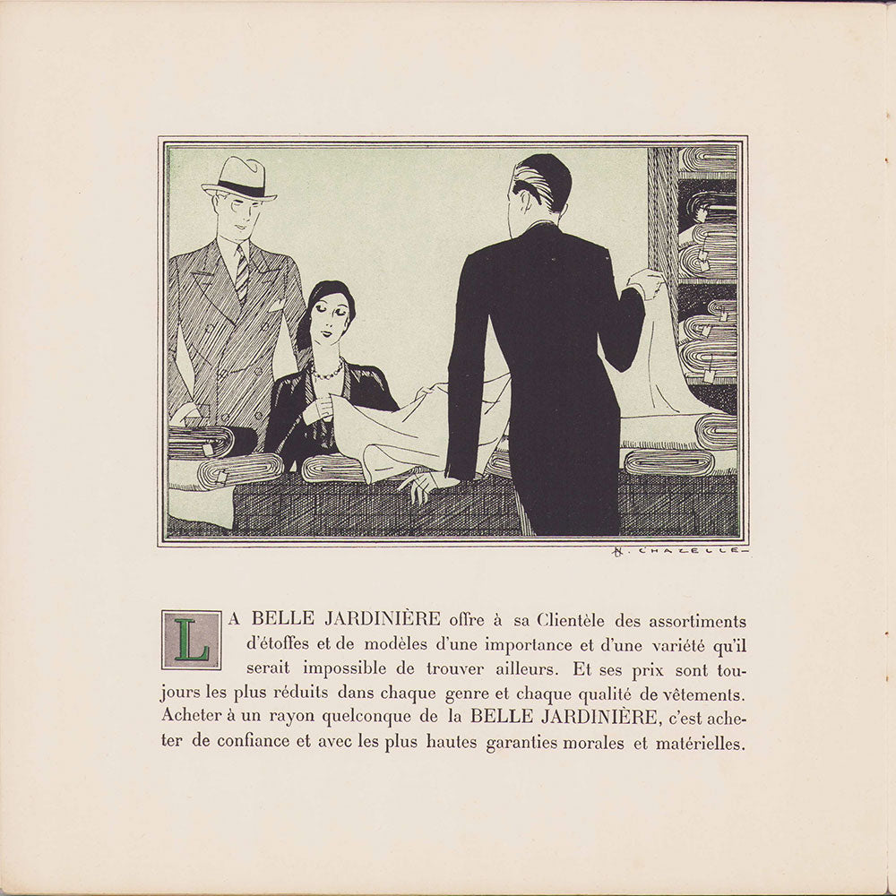 A propos du centenaire de la Belle Jardinière, Histoire en Images d'une grande maison Française (1924)