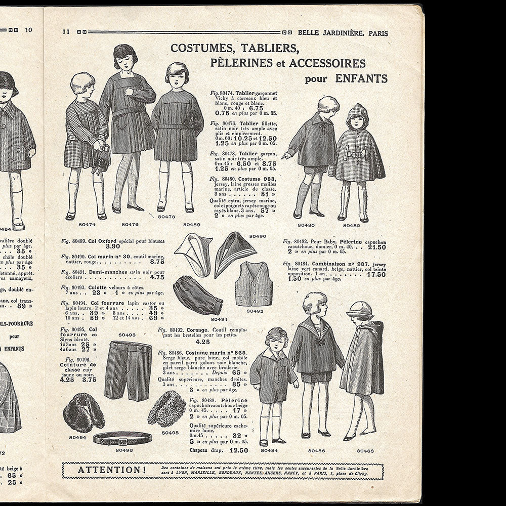 Belle Jardinière - Catalogue de l'automne-hiver 1923-1924
