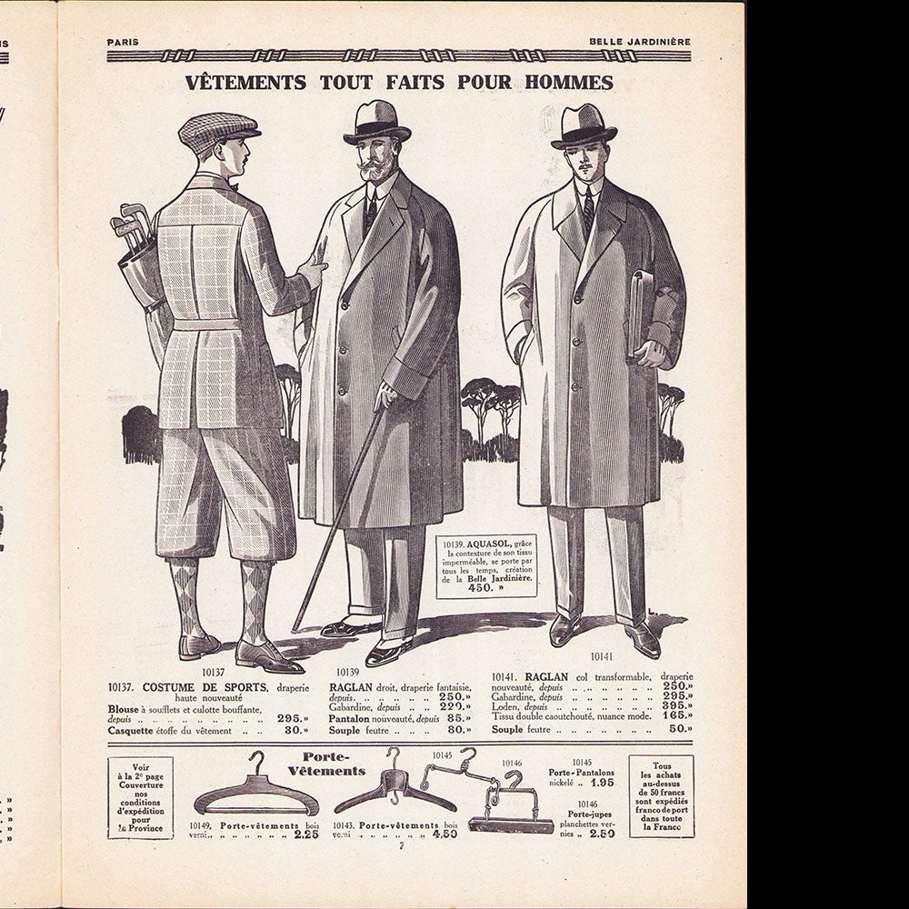 Belle Jardinière - Catalogue de l'été 1927