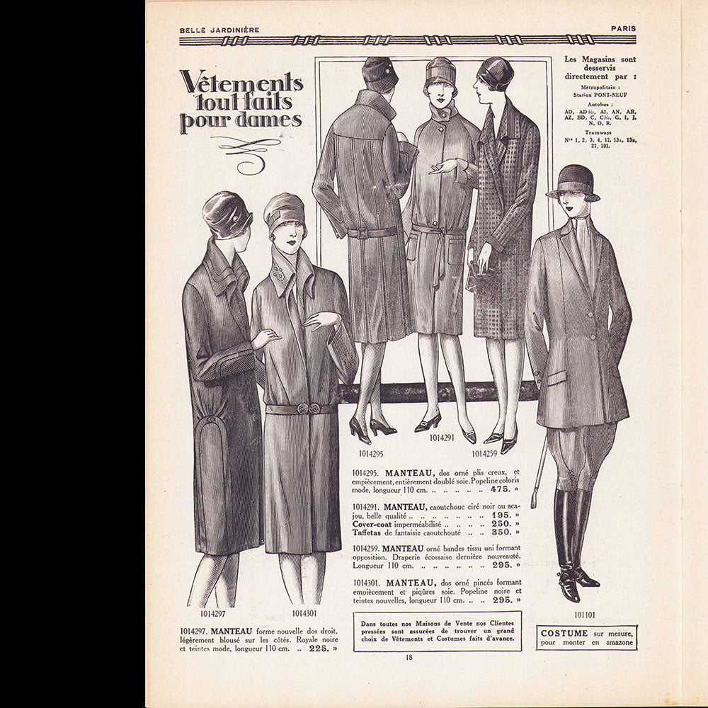 Belle Jardinière - Catalogue de l'été 1927