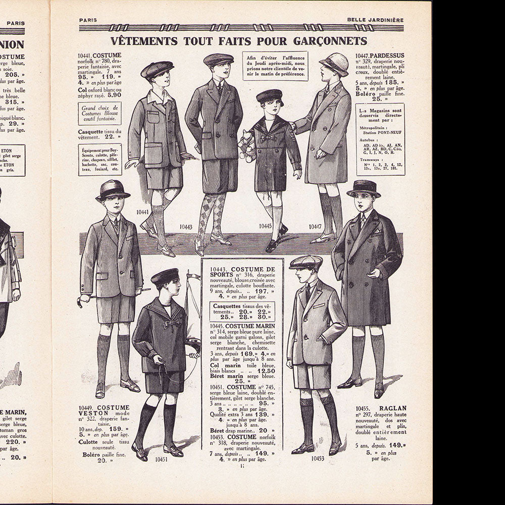Belle Jardinière - Catalogue de l'été 1927