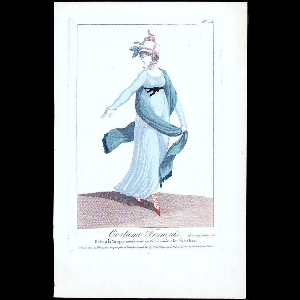 Chéreau - Costume Français - Réunion de 17 gravures (1798-1799)