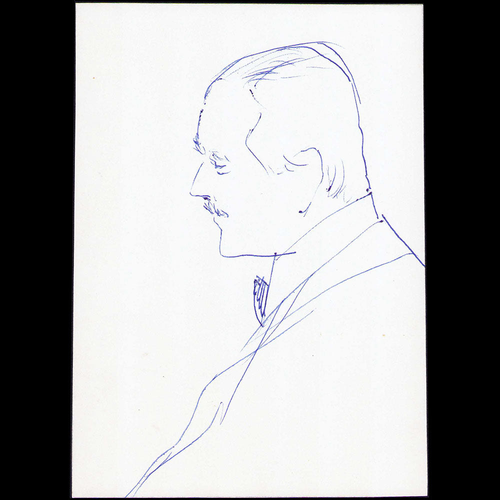 L'Elégant au noeud papillon, dessin d'Eric (1930s)