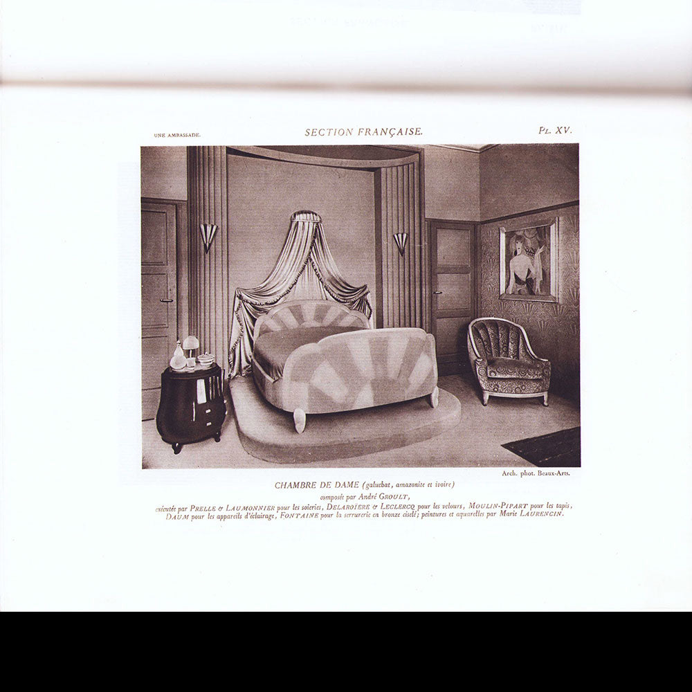 Exposition des Arts Décoratifs Paris 1925 - Rapport Général, Mobilier