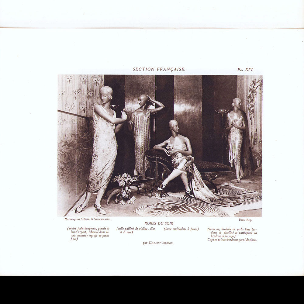 Exposition des Arts Décoratifs Paris 1925 - Rapport général classe 20 à 24, Parure