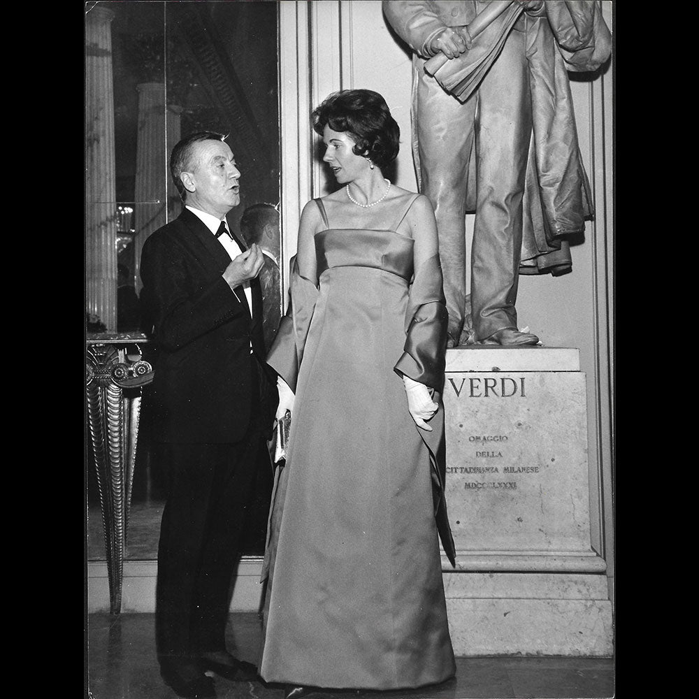 Jacques Griffe - Jacques Griffe à la Scala avec la Vicomtesse Saint-Sauveur (1963)