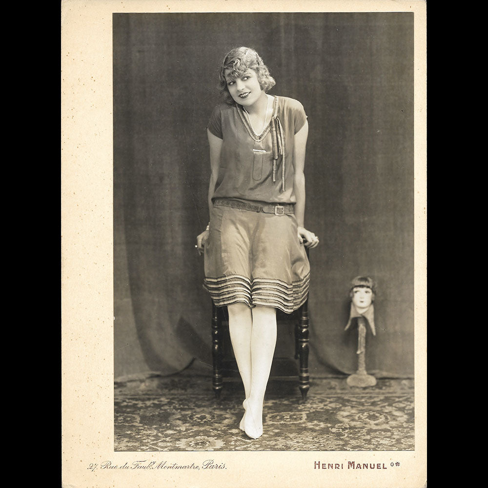 La mannequin et la marotte, tirage de Henri Manuel (1920s)