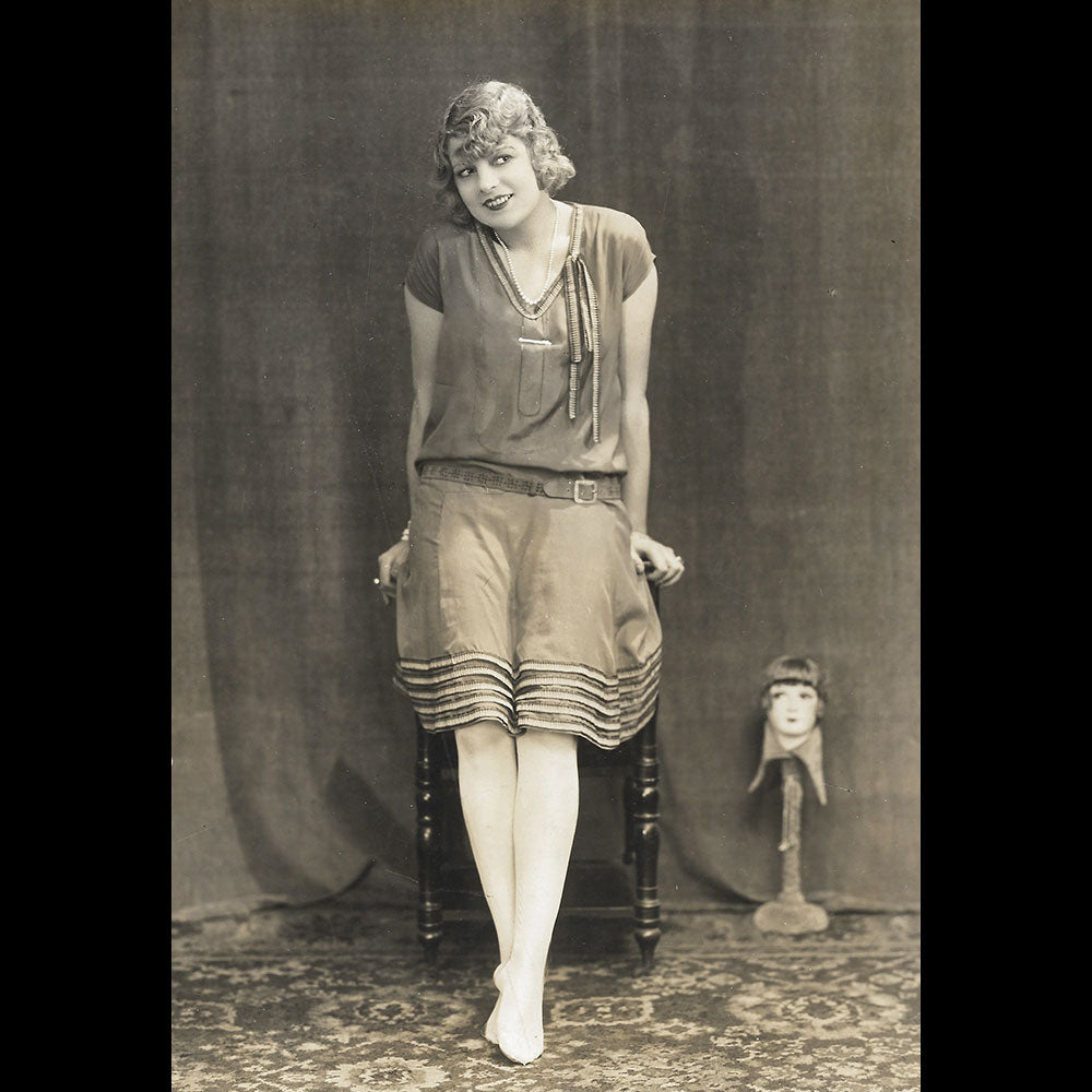 La mannequin et la marotte, tirage de Henri Manuel (1920s)