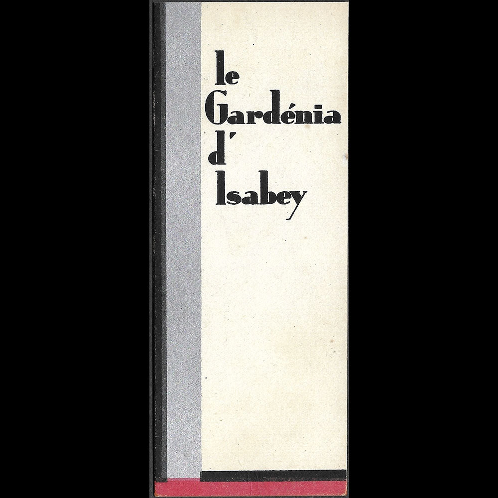 Isabey - Le Gardenia, marque page (1920s)