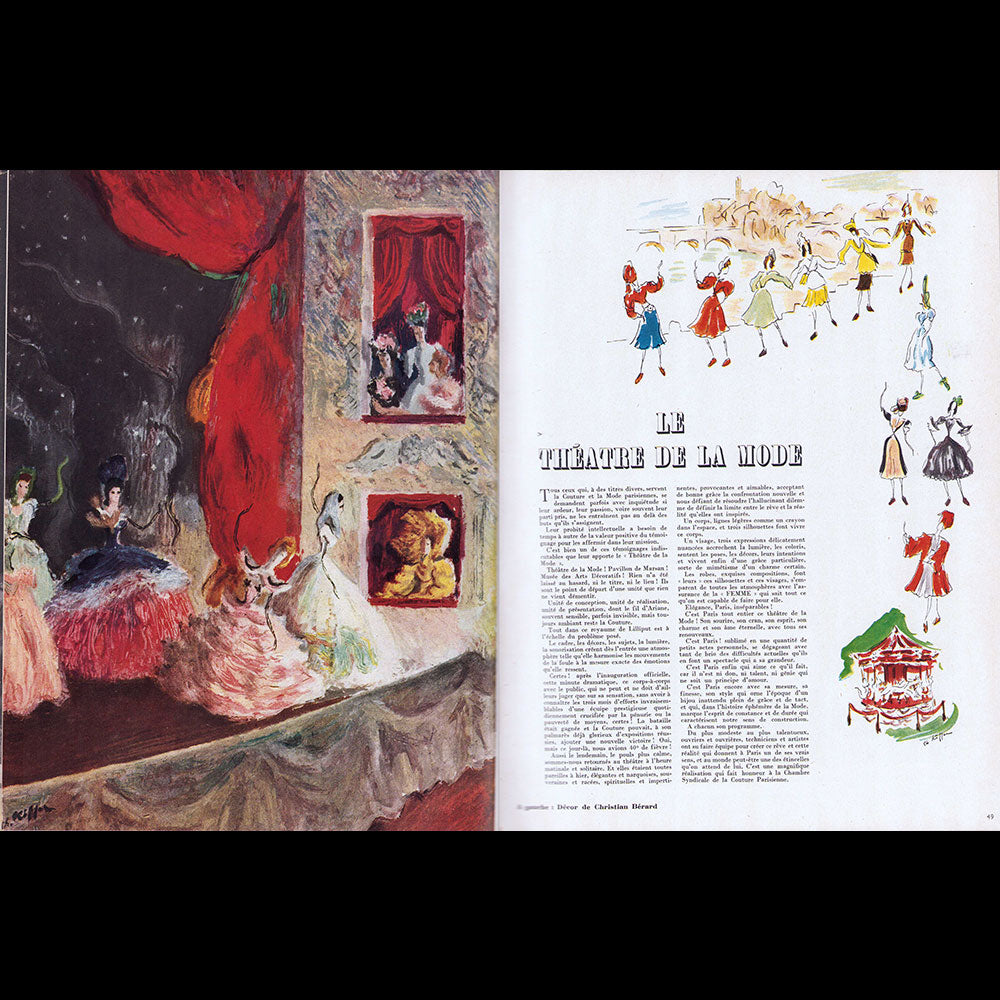 L'Officiel de la Couture et de la Mode - Réunion des 6 numéros de l'année 1945