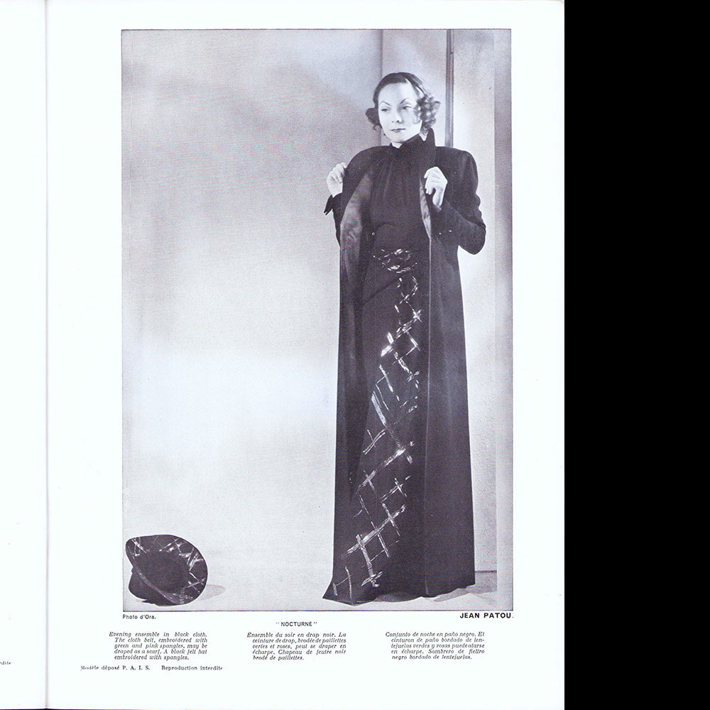 L'Officiel de la mode et de la couture de Paris - novembre 1936