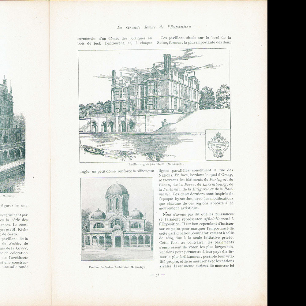 1900, La Grande Revue de L'Exposition, n°3 (janvier 1900)