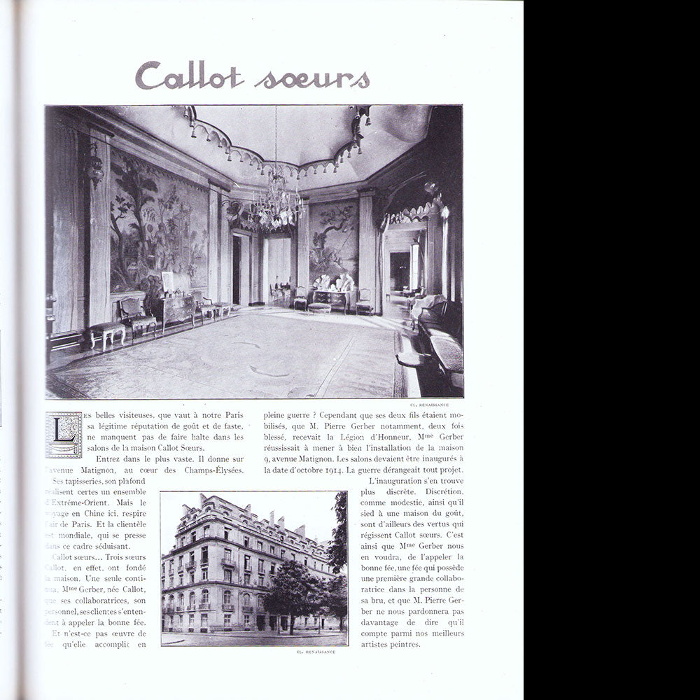 La Renaissance de l'Art Français et des Industries du Luxe (juin 1924)