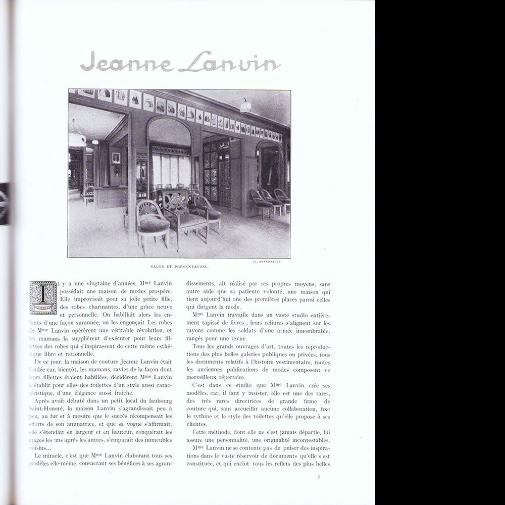 La Renaissance de l'Art Français et des Industries du Luxe (juin 1924)
