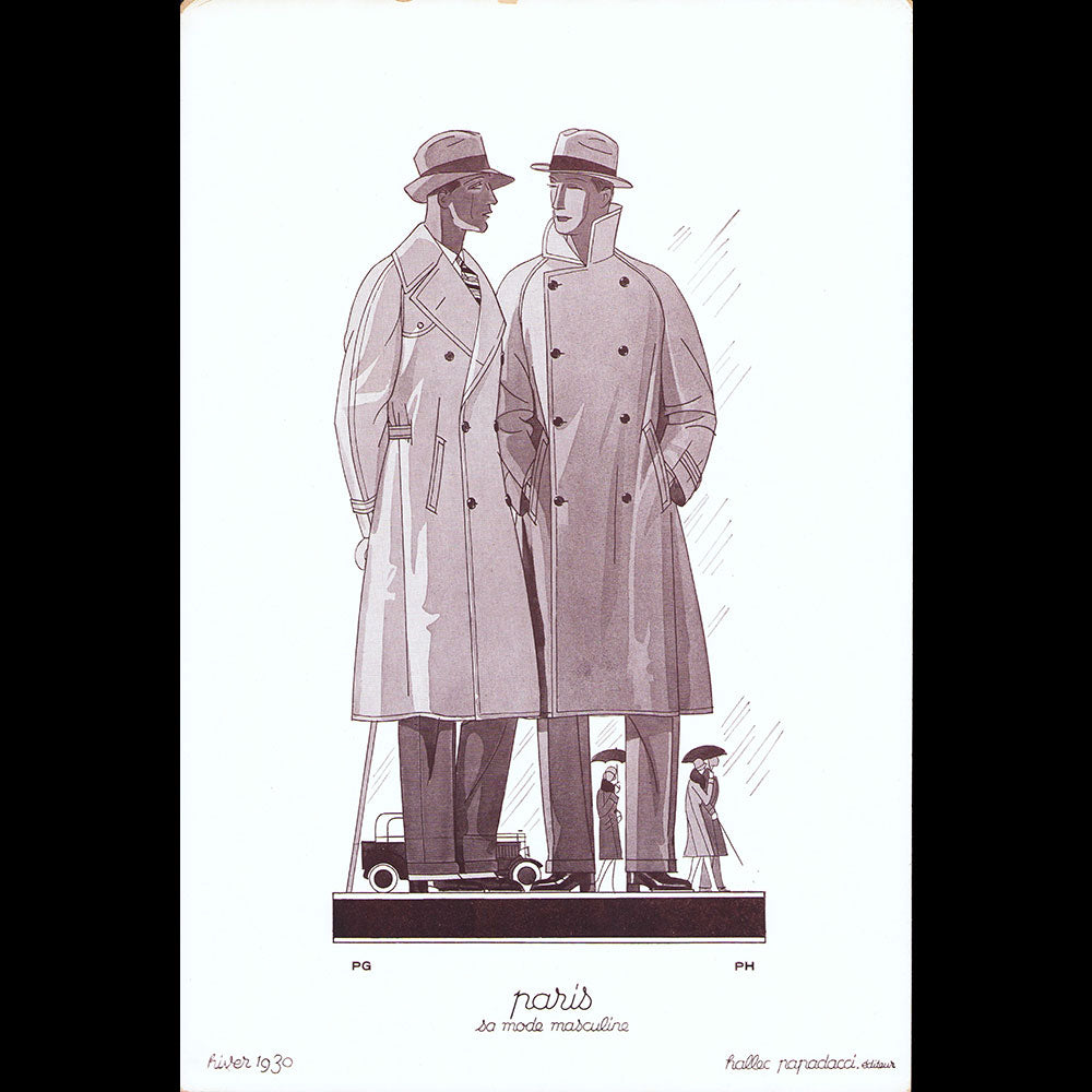 Paris, sa mode masculine, hiver 1930