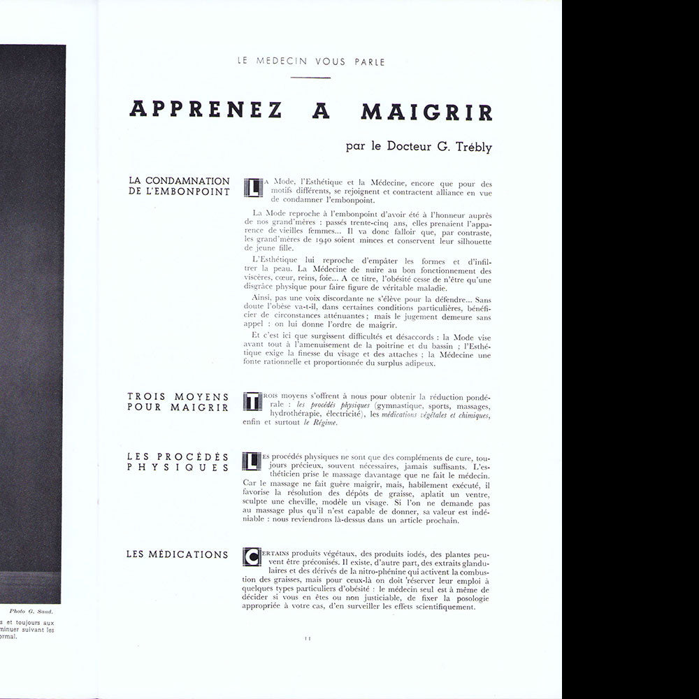 Rester Jeune, octobre 1935