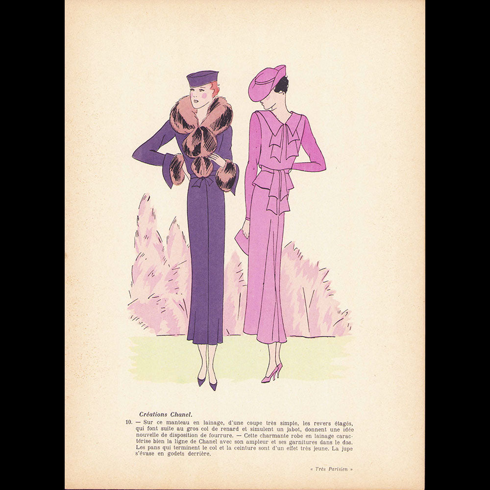 Très Parisien - Réunion de 10 des 11 numéros de l'année 1934