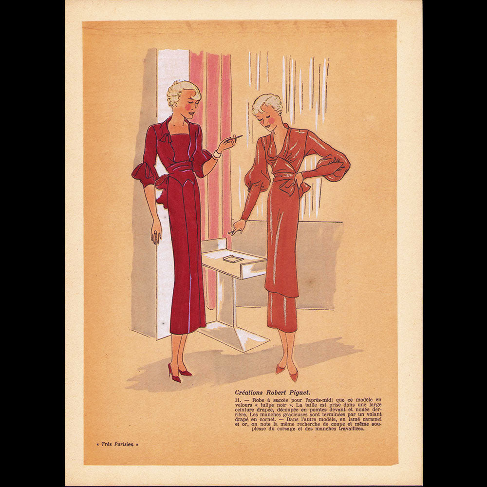 Très Parisien - Réunion de 10 des 11 numéros de l'année 1934