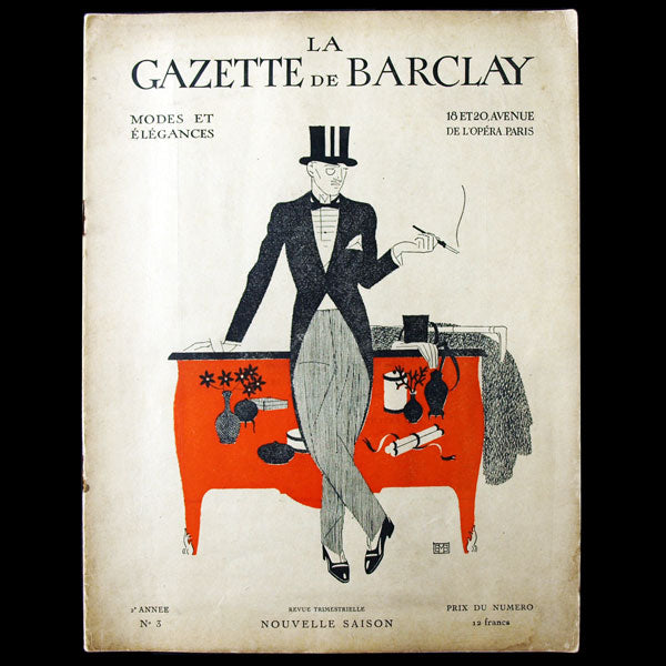 Gazette de Barclay, modes et élégances, n°3, 1925