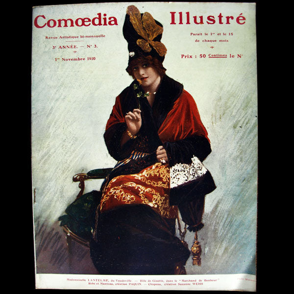 Comoedia illustré, réunion des 135 numéros du 15 décembre 1908 au 5 août 1914