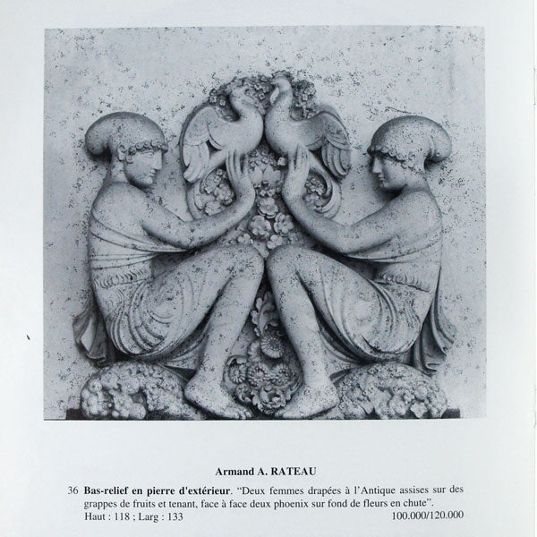 Catalogue de la vente de meubles et objets art-déco provenant de l'ancienne collection Jeanne Lanvin (1991)