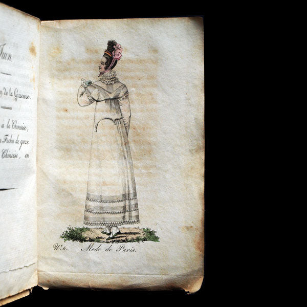Journal des Dames et des Modes - Annuaire des modes de Paris, illustrations d'Horace Vernet (1814)