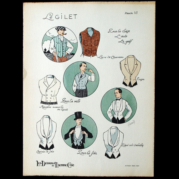 Les Dessous de l'Homme Chic, hiver 1920-1921