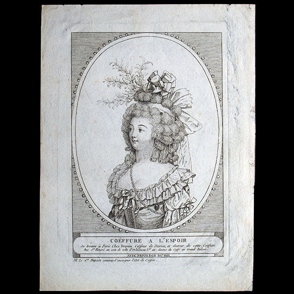 Depain - Troisième suite de coiffures (circa 1790)