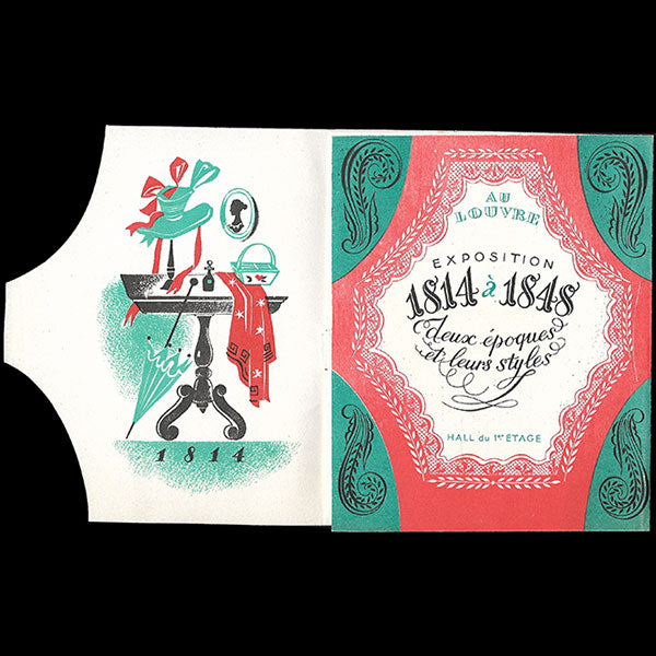 Au louvre - Plaquette de l'exposition 1814 à 1848, deux époques et leur style (1945)