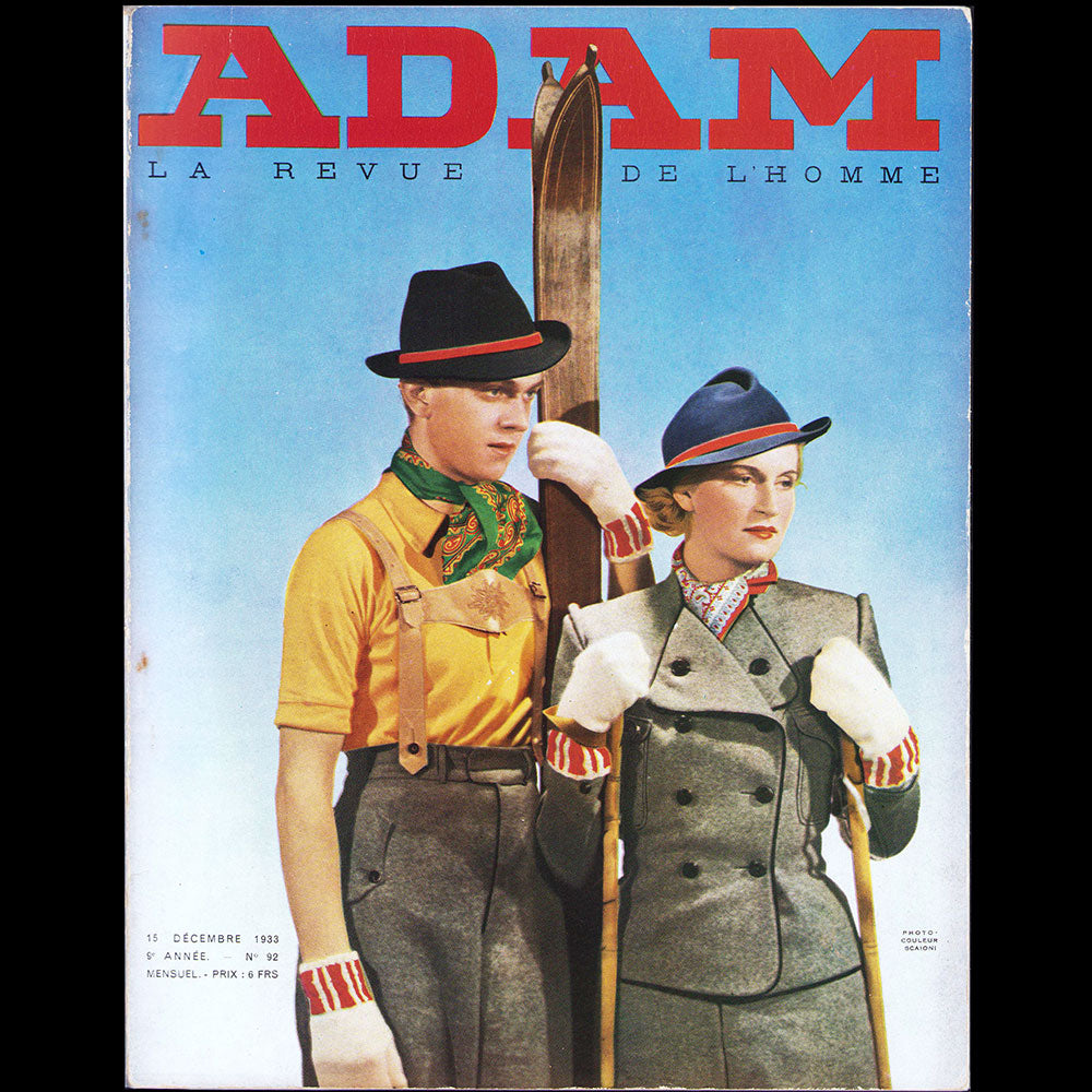 Adam, la revue de l'homme (15 décembre 1933)