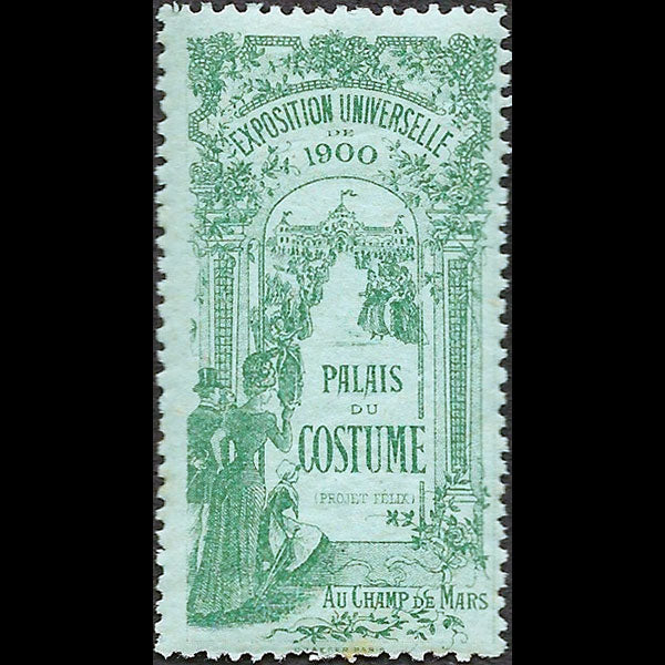 Exposition Universelle de 1900 - Timbres souvenir du Palais du Costume, Projet Felix (1900)