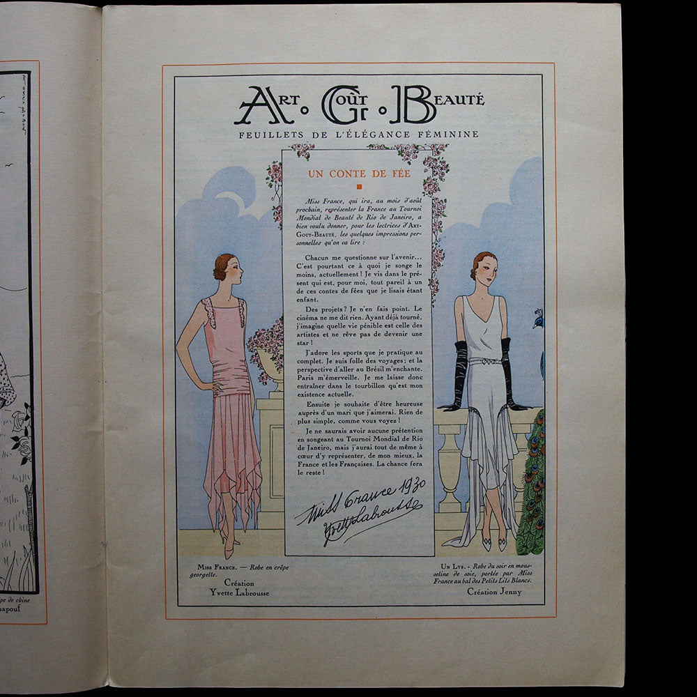 Art, Goût, Beauté (1930, mai)