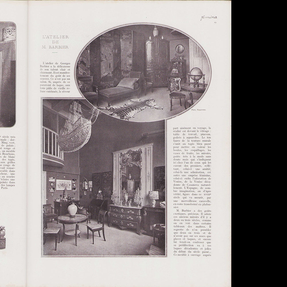 Fémina (mai 1919), couverture de Suzanne Minier