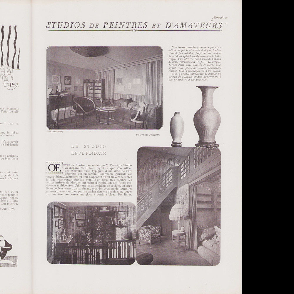 Fémina (mai 1919), couverture de Suzanne Minier