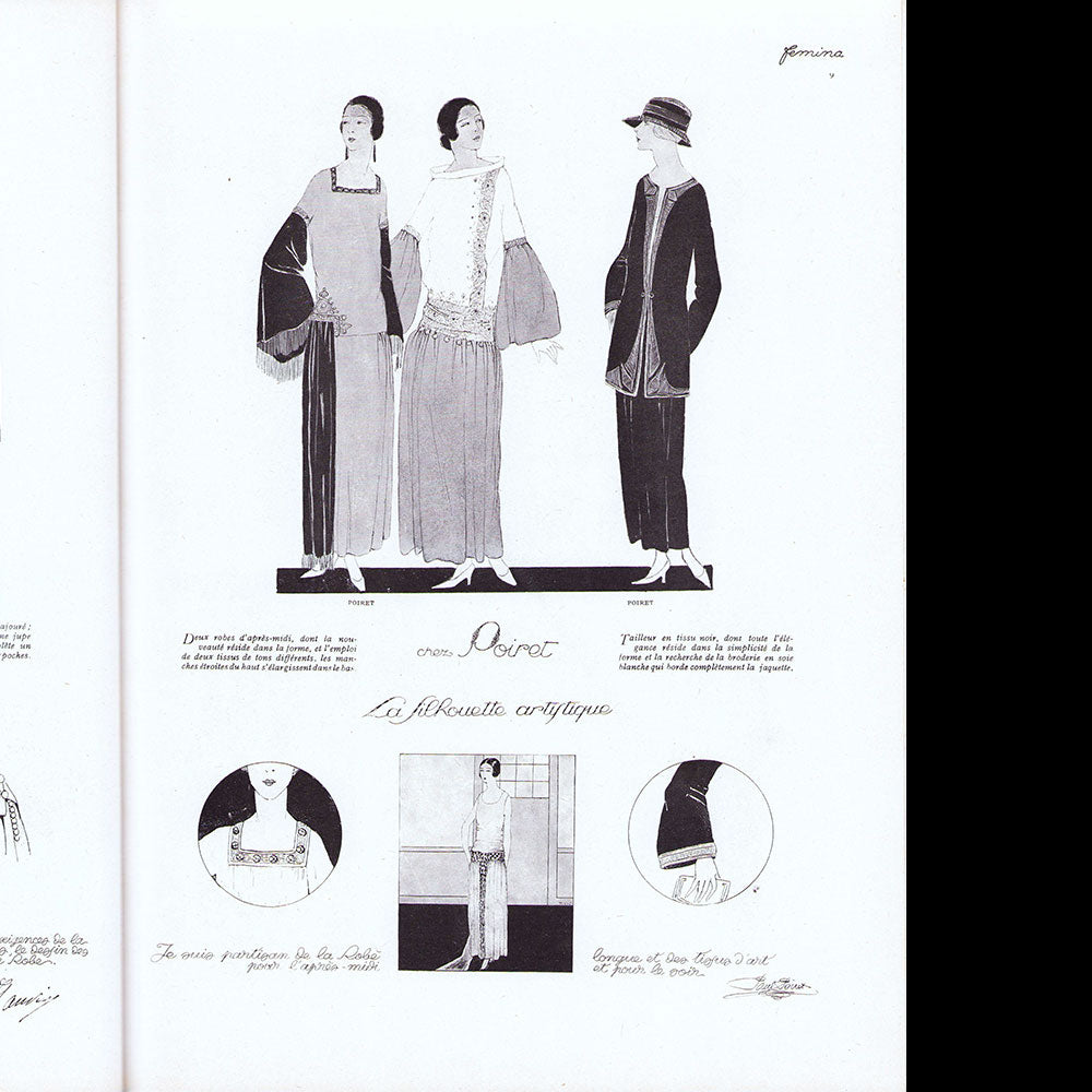 Fémina (avril 1922), couverture de Léon Benigni