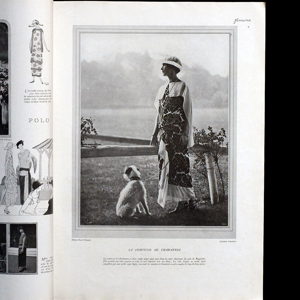 Fémina (août 1923), couverture d'André Pécoud