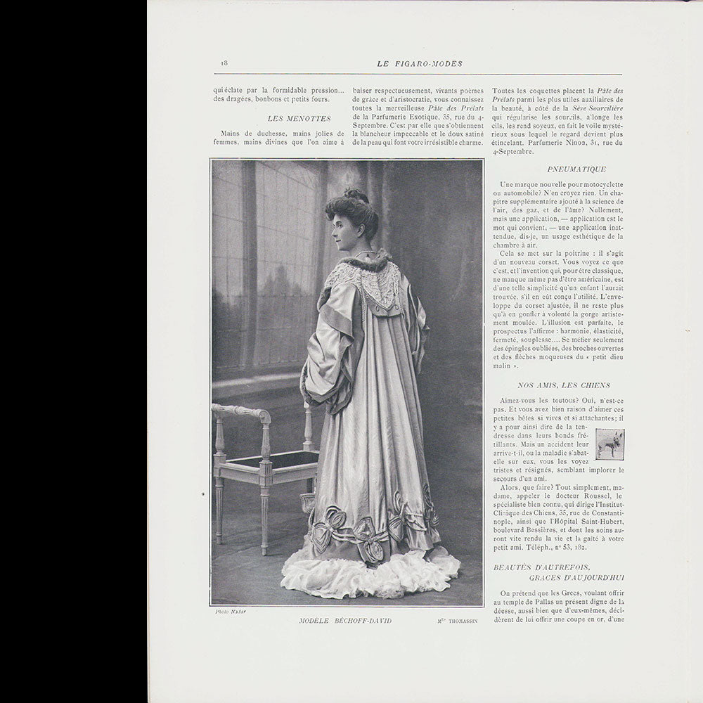 Le Figaro-Modes, novembre 1904, couverture de Juliette Dubufe-Wehrlé