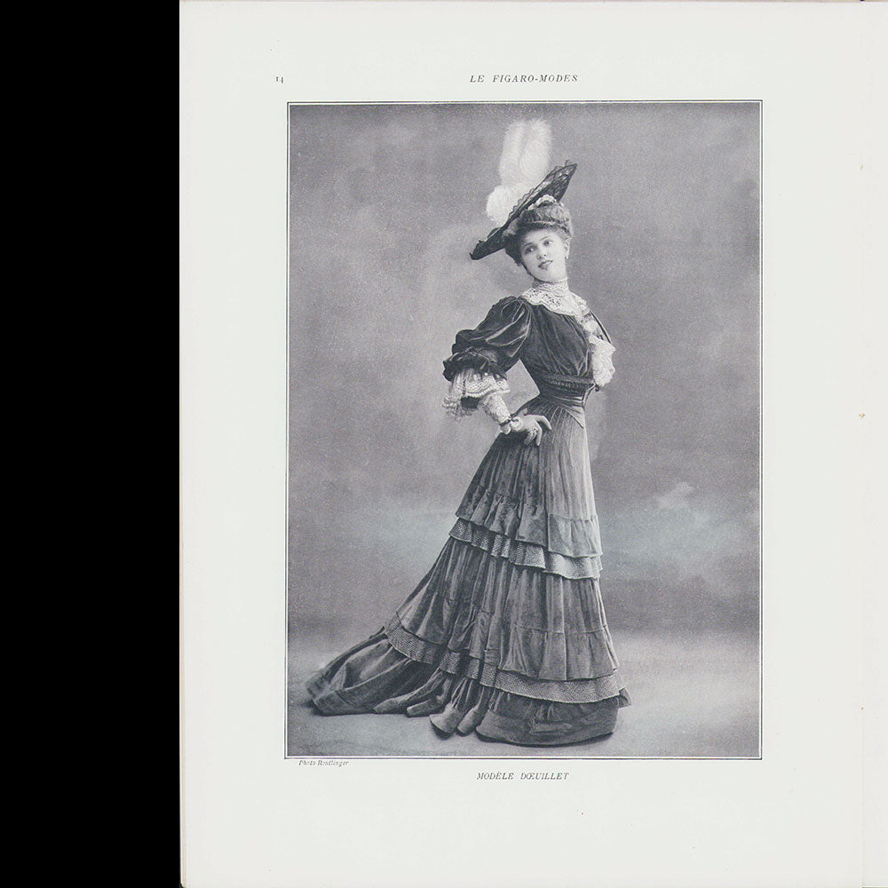 Le Figaro-Modes, novembre 1904, couverture de Juliette Dubufe-Wehrlé
