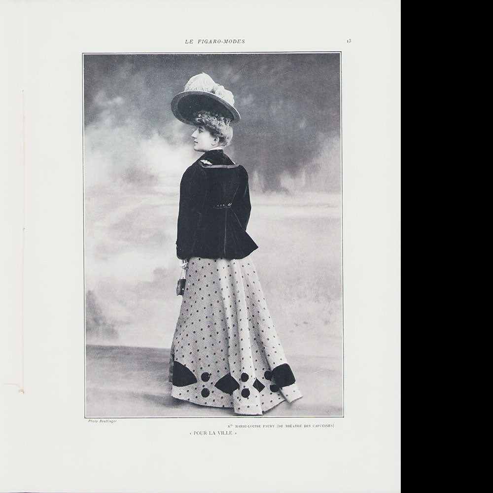 Le Figaro-Modes, novembre 1904, couverture de Juliette Dubufe-Wehrlé