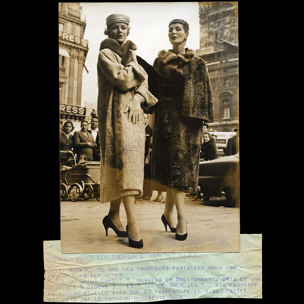Lucky - Madame, Voici les fourrures pour cet hiver (circa 1950s)