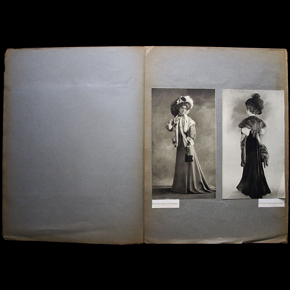 Fourrures Max - Réunion de 20 photographies d'actrices (circa 1907-1908)