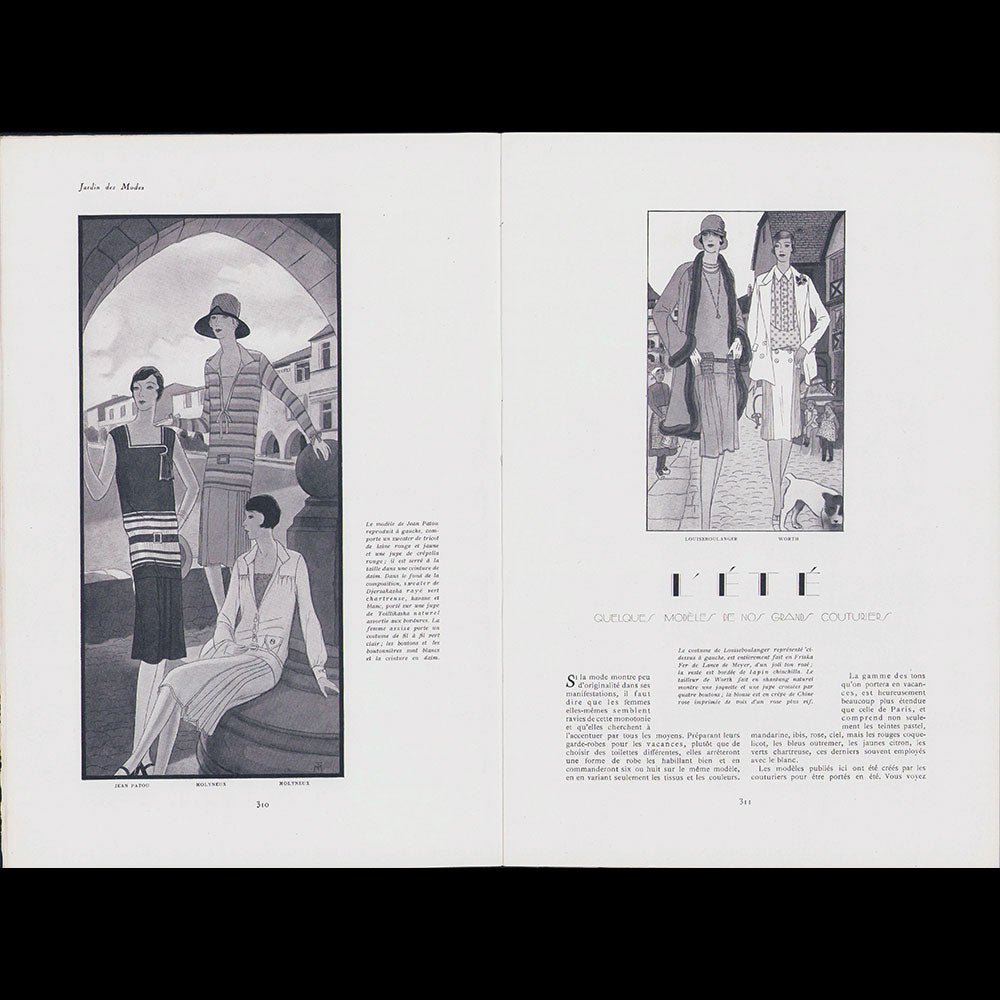 Le Jardin des Modes, n°96, 15 juillet 1927