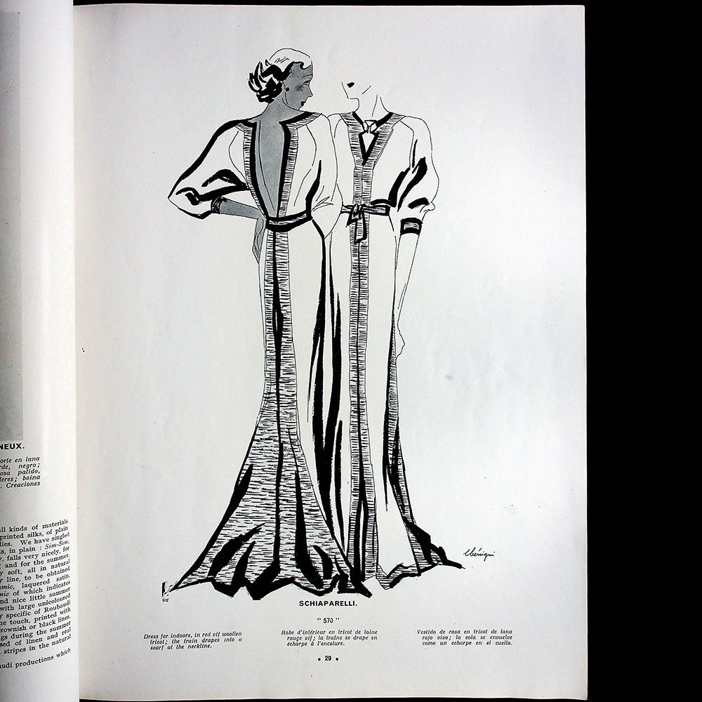 L'Officiel de la mode et de la couture de Paris - janvier 1934