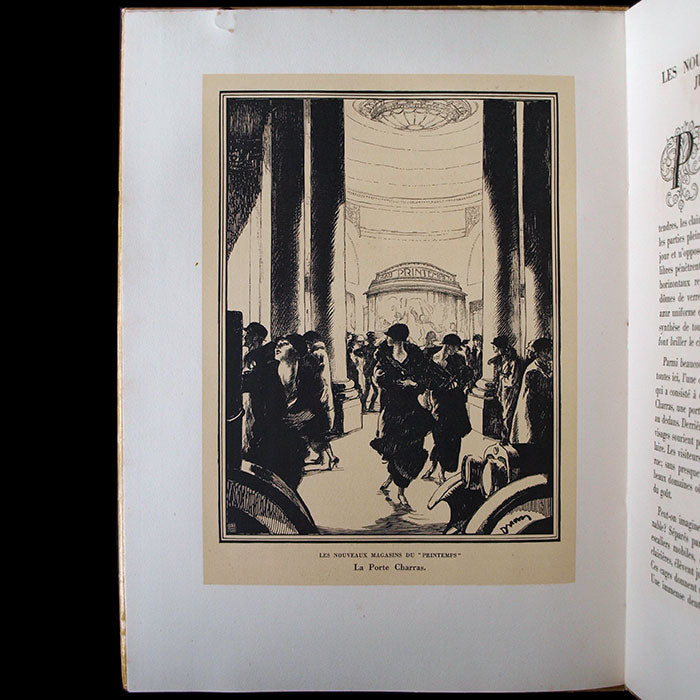 Le Printemps - Plaquette pour l'inauguration des nouveaux magasins illustrée par Drian (1924)