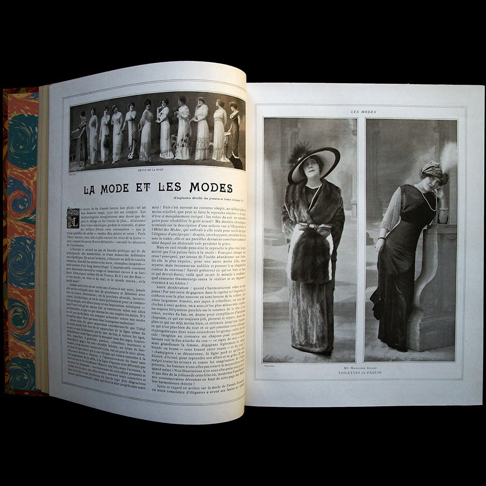 Les Modes - Réunion des 12 numéros de l'année 1911
