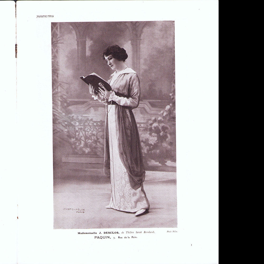 Mundane Paris, n°38-39 (janvier-février 1913)