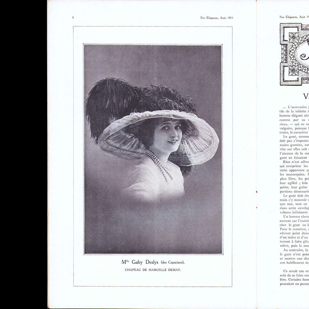 Nos Elégances & la Mode Masculine, n°1 (1911, août)